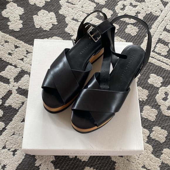 NWT Veronica Beard Platform Sandal - Picture 11 of 12